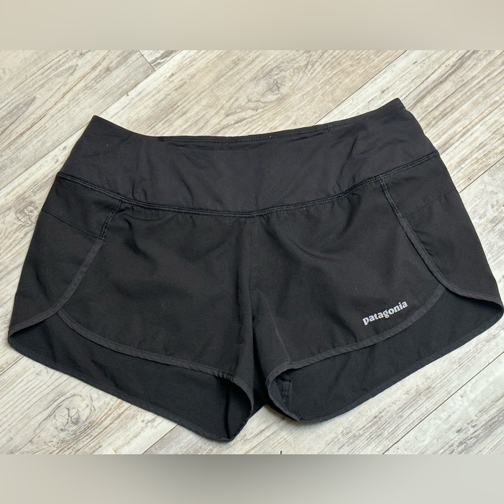 Patagonia Strider Shorts w/Back Hidden Pockets Black Size S